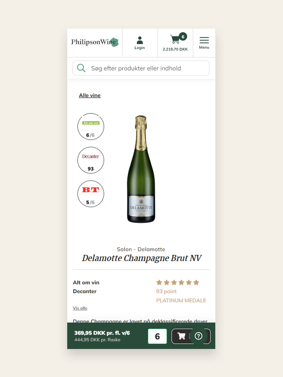 Philipson-wine-kundecase-mobilvisning-champagne