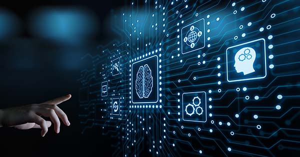 Skärm visar teknologi inom business intelligence
