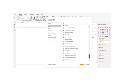 Microsoft power bi connect